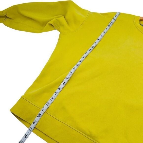 Lululemon Perfectly Oversized Crew sweatshirt 
Yellow Serpentine size 10 - Picture 7 of 7